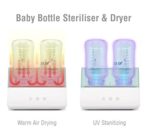 ATYOU Health Tech UV Baby Bottle Sterilizer & Dryer 小右奶瓶烘乾消毒器