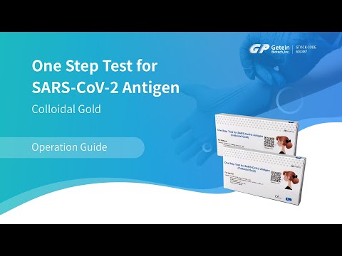 One step test for SARS-CoV-2 antigen (colloidal gold) (nasal swab)